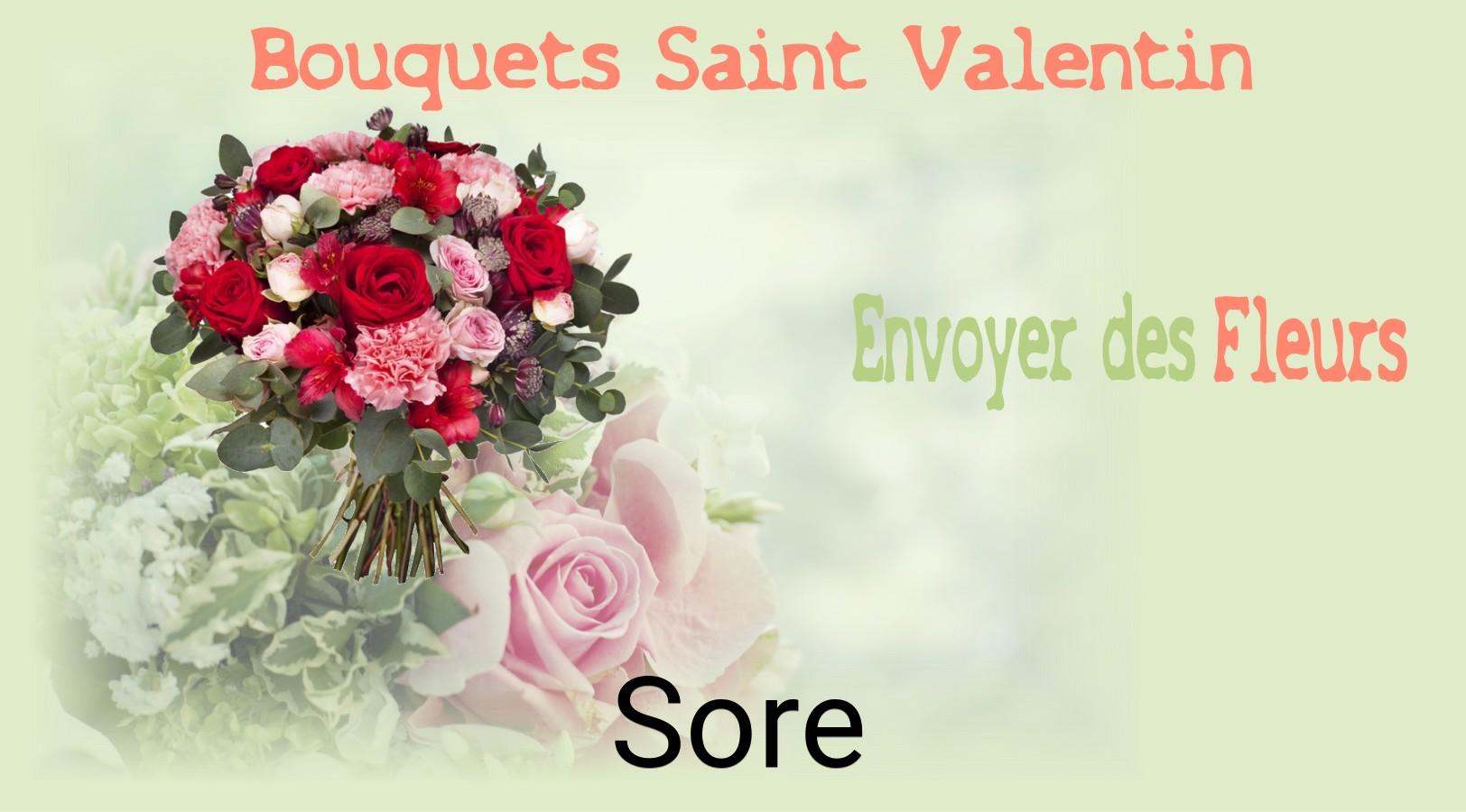 Roses de Saint-Valentin livrées à Sore